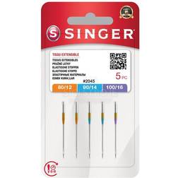 Singer needle N2045S -12/80-14/90-16/100 blister 5pcs stretch