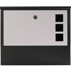 Arebos Modern Design Letterbox Graphite Anthracite Post Box