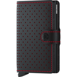 Secrid Miniwallet Perforated Wallet - Black Red
