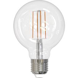 Bulbrite 60-Watt Equivalent G25 Clear Dimmable Edison LED Light Bulb Soft White (2-Pack)