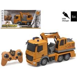 "Radiostyrd Grävmaskin City Truck 1:24