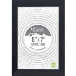 The Home Fusion Company 7" Black Modern Photo Picture Frame 6x4 5x7 8x6 10x8 A4 Photo Frame