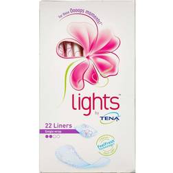 TENA Lights Incontinence Liners Single Wrap 22 pack