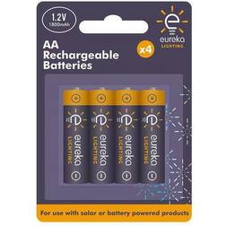 Smart Garden Eureka Rechargeable AA 1.2V Ni-MH 1800mAh Battery 4 pack