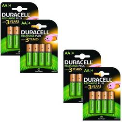 Duracell AA 1300mAh Rechargeable 16 Pack (BUN0061A)