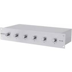 Omnitronic PA 6-zone stereo vol cont10W sil, PA 6-zon stereo volymkontroll 10W silver