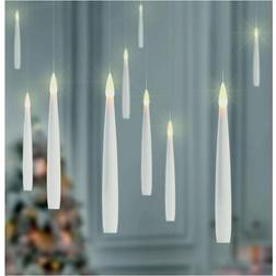 Premier Floating White LED Candle 16.5cm 10pcs