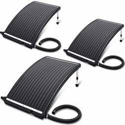 Solar Pool Heating Panel 3Pcs Set Anthracite 110x69x14cm