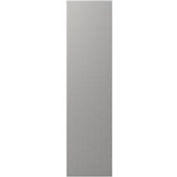 GoodHome Alisma High Gloss Grey Slab Tall Appliance & Larder End Panel (H)2190mm (W)570mm, Pair