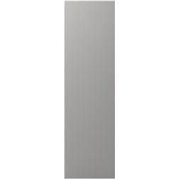 GoodHome Alisma High Gloss Grey Slab Standard Appliance & Larder End Panel (H)2010mm (W)570mm, Pair