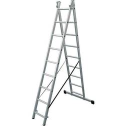 Edm Folding ladder Aluminium (95 x 255 cm)