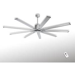 CasaFan Big Smooth Eco 220 cm Argento Titanio