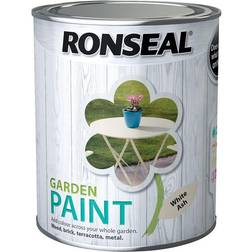 Ronseal Garden Paint Ash White 0.75L