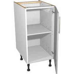 Wickes Orlando Grey Gloss Slab Base Unit 400mm