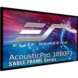 Elite Screens Sable Frame 135" AcousticPro1080P3 Fixed Frame Projection Screen