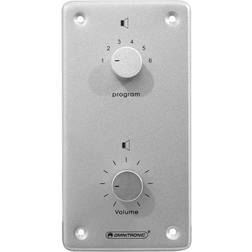 Omnitronic PA Vol Contr/Prog Select 10W mono sil, PA volymkontroll/programväljare 10W mono svart