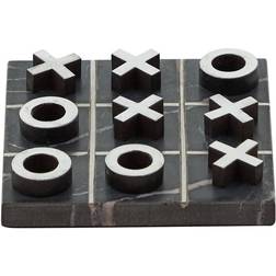 Litton Lane Black Marble Glam Game Set
