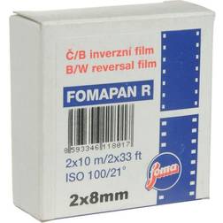 Foma Film Fomapan R100 Double Standard 8mm Black &amp White Reversal Film, 10m Roll