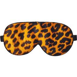 Fan Palm Sleeping Eye Mask Silk Leopard