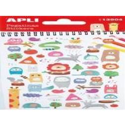 Apli Set of stickers, convex, animal-shaped, mix of colors