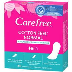 Carefree Cotton Flexible Unscented Pantyliners X5 Packs 280