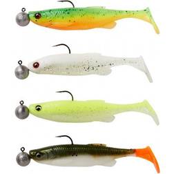 Savage Gear Fat Minnow T-Tail RFT Darkwater Mix 10,5 cm 11 g-10 g Cebo de goma