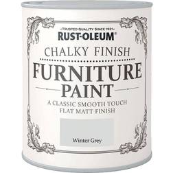 Rust-Oleum Kalkfärg Möbelfärg Winter Träfärg Grå 0.75L