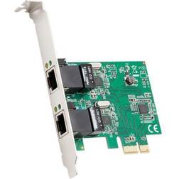 Syba Multimedia 2-Port Ethernet PCIe x1 Card