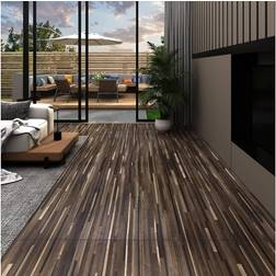 Be Basic Listoni Autoadesivi PVC 5,21 m 2 mm Marrone a Strisce