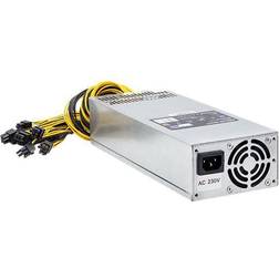 Qoltec Smart PCI-E Strømforsyning 1600W 80 Plus Gold