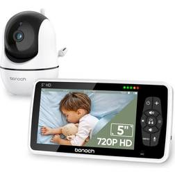 Bonoch Video Baby Monitor 5'' 720P