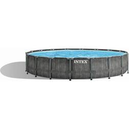 Intex Frame Pool Prism Greywood Ø 549 x 122 cm