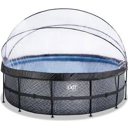 Exit Toys Stone Pool Ø450 cm Grå
