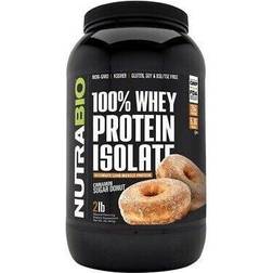 NutraBio Whey Protein Isolate 907g Cinnamon Sugar Donut