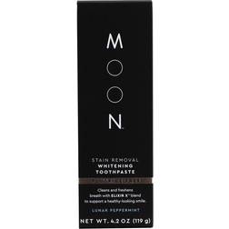 Moon Stain Removal Fluoride-Free Whitening Vegan Paraben + SLS Free Lunar Peppermint