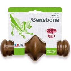 Benebone Zaggler Bacon Dog Toy Chew