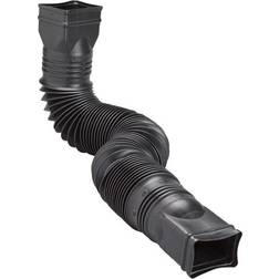 Amerimax Black Flex-A-Spout 4 H X 4 in. W X 25.5 in. L Vinyl K Downspout Extension