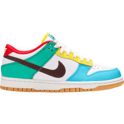 Nike Dunk Low SE GS - White/Light Chocolate/Roma Green