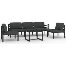 vidaXL 3107791 Conjunto de Sala de Exterior, 1 Mesa incl. 5 Sofás