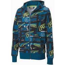 Puma Kid's Alpha Printed Full Zip Hoodie