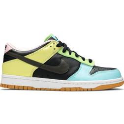 NIKE Dunk Low SE GS - Black/Dark Chocolate/Copa/Pink Foam