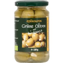 Rømer Green Olives with Stone 320g