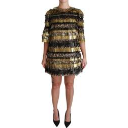 Dolce & Gabbana Leopard Shift Mini Dress