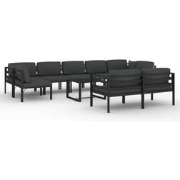 vidaXL 3107819 Loungesæt, 1 borde inkl. 9 sofaer