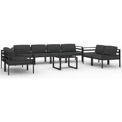 vidaXL 3107799 Lounge-Set, 1 Tisch einschl. 8 Sofas