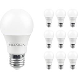 Noxion Fordelspakke 10x Lucent Classic LED E27 Pære matt 4.9W 480lm 827 ekstra varm hvid erstatter 40W