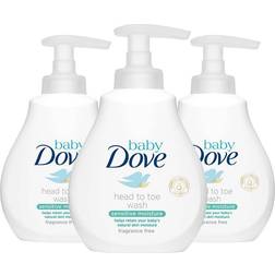 Dove Baby Head to Toe Wash Sensitive Moisture 3-pack 200ml