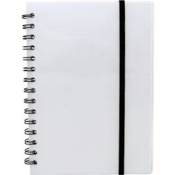 Büngers Notesbog A5 plast spiralryg transparent