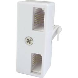 Loops 2 Way Port BT Telephone Socket Double Adapter Splitter Twin Female 431A Phone