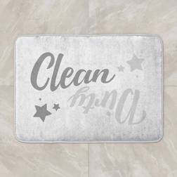 Clean Dirty Bath Mat